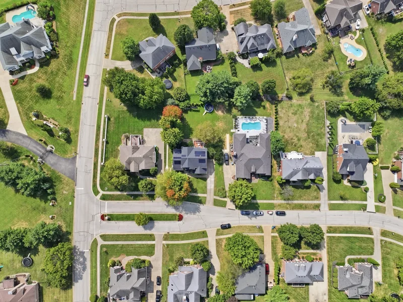 Aerial view of Moser Farms