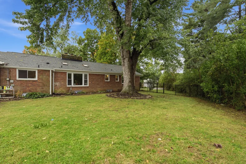 Back of the house and the yard