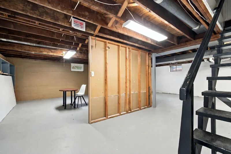 Unfinished basement